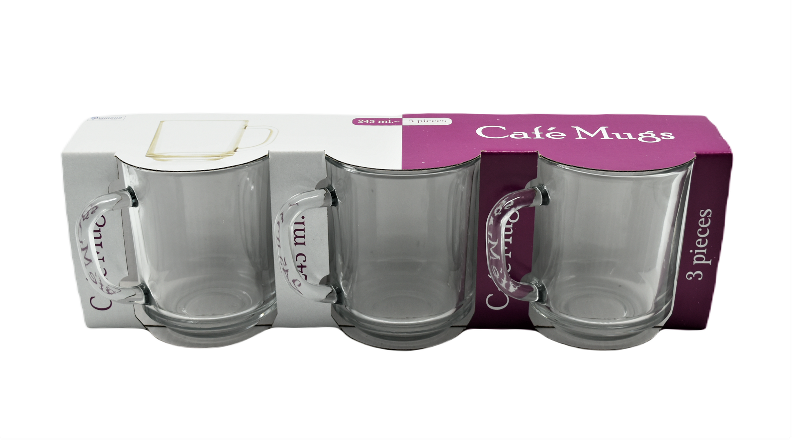 3 PK 245 Ml Coffee Mug