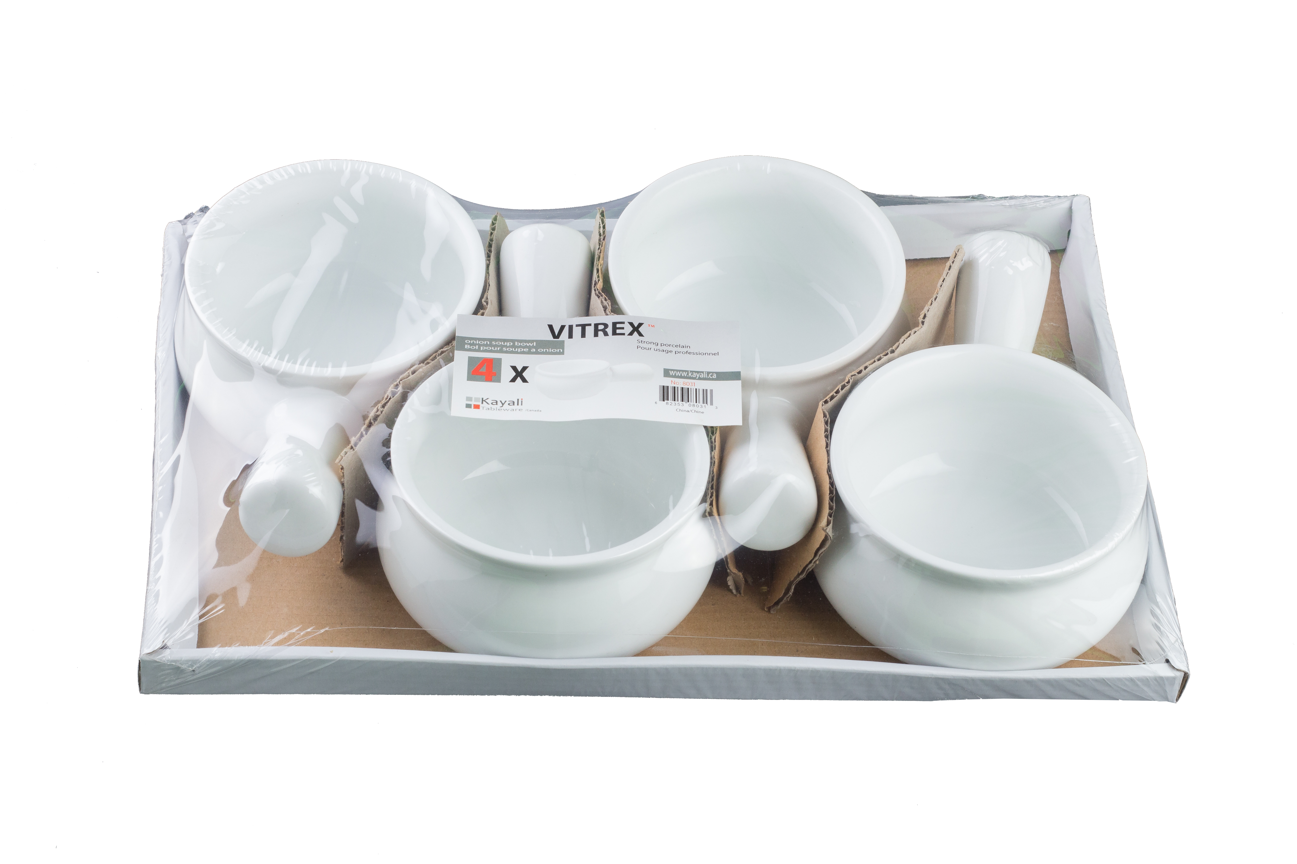 Vitrex 4Pk Onion Soup Bowl