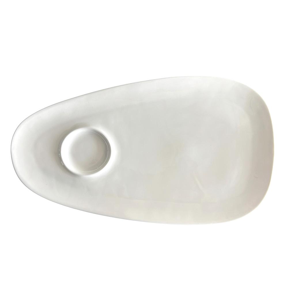 Crown Assiette Ovale 13.25" X 7.5" 