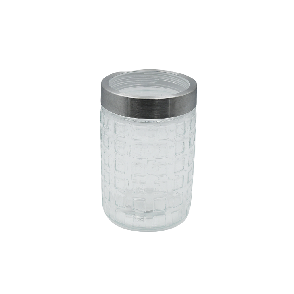 Pot En Verre Avec Couvercle Transparent 1.2 L