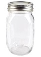 1 L Mason Jar With 2 Pc Lid