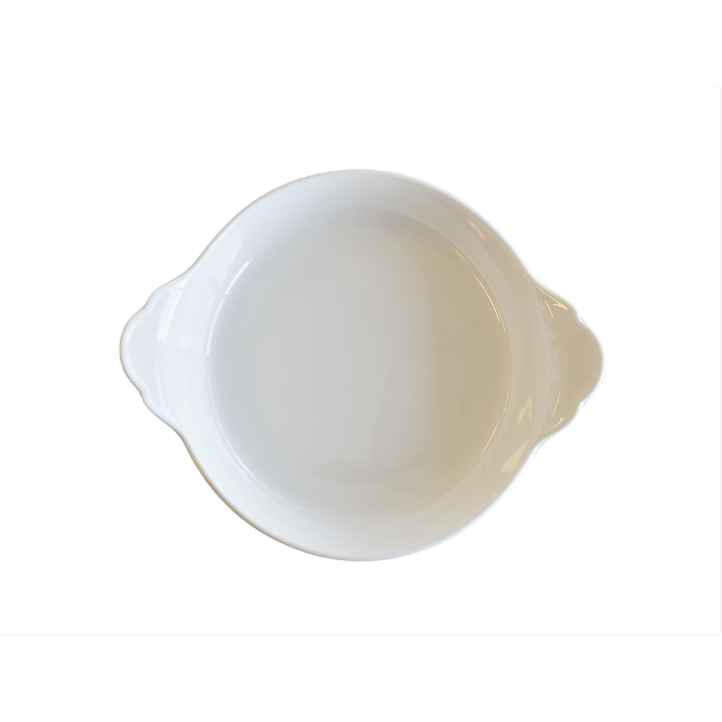 ''Crown'' 9.75'' x 8.25'' White  Skillet