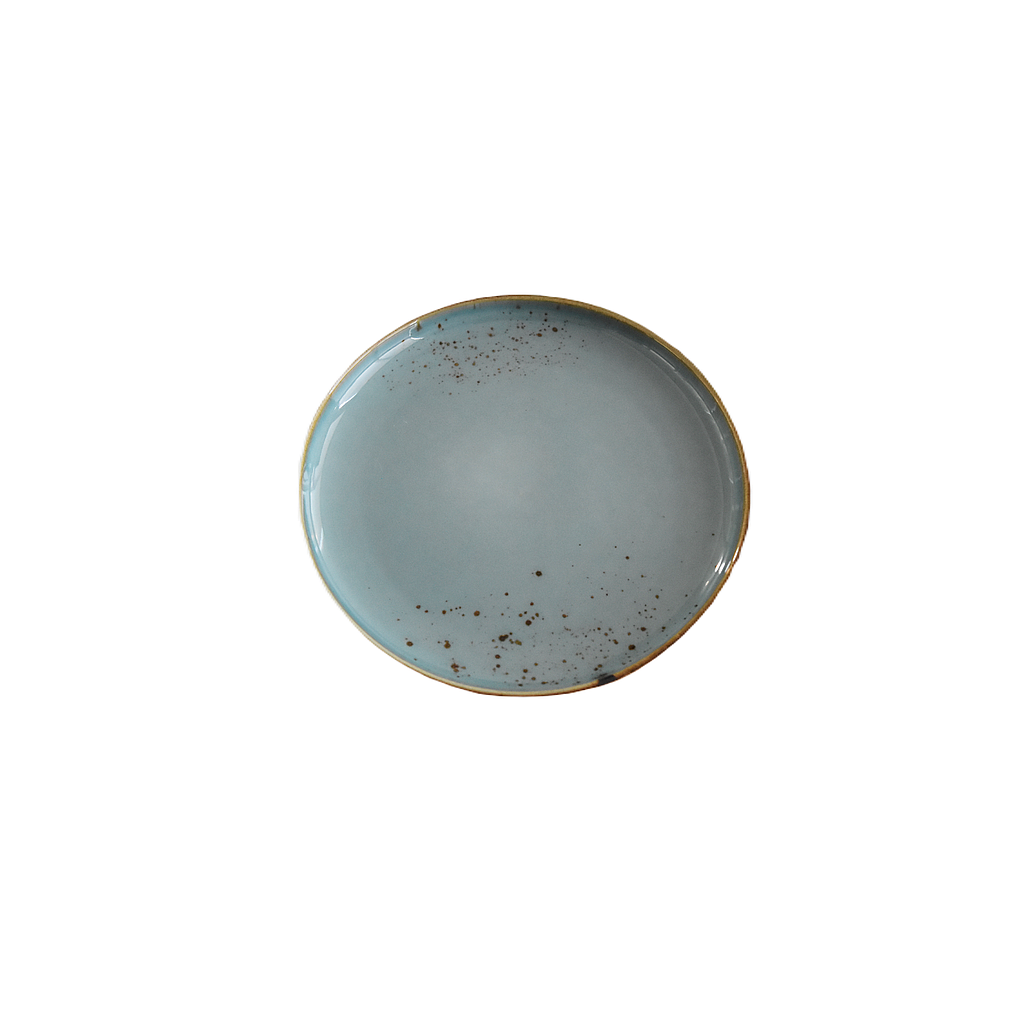 "Terra" 7.25" Round Plate Dap-Blue