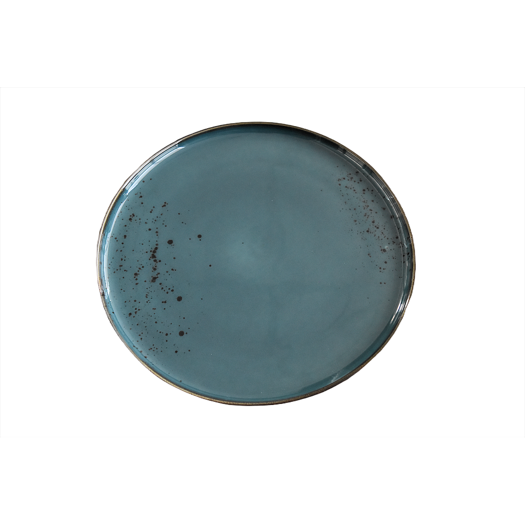 "Terra" Assiette Ronde 11'' Dap-Nouveau Bleu