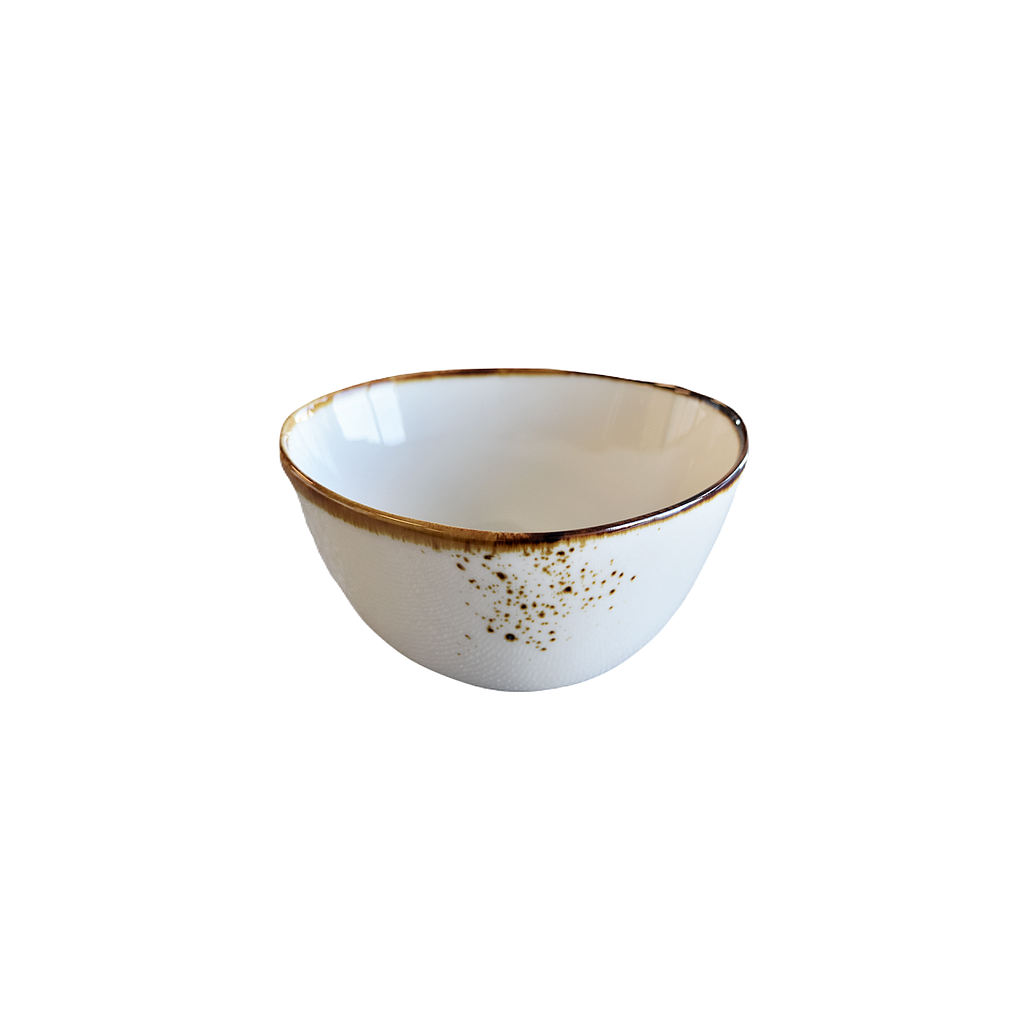 &quot;Terra&quot; 4.75&quot; Oval Bowl Dap-White