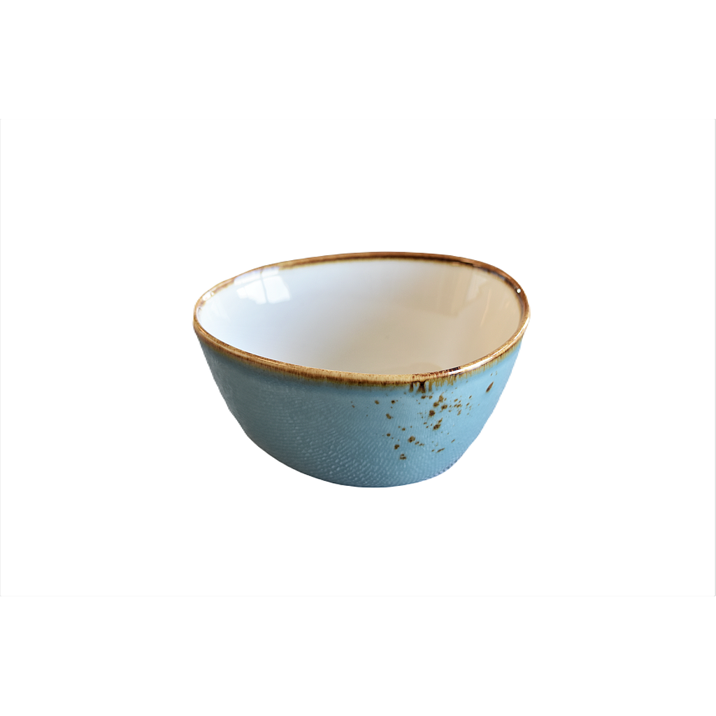 "Terra" 4.75" Bol Ovale Dap-Bleu