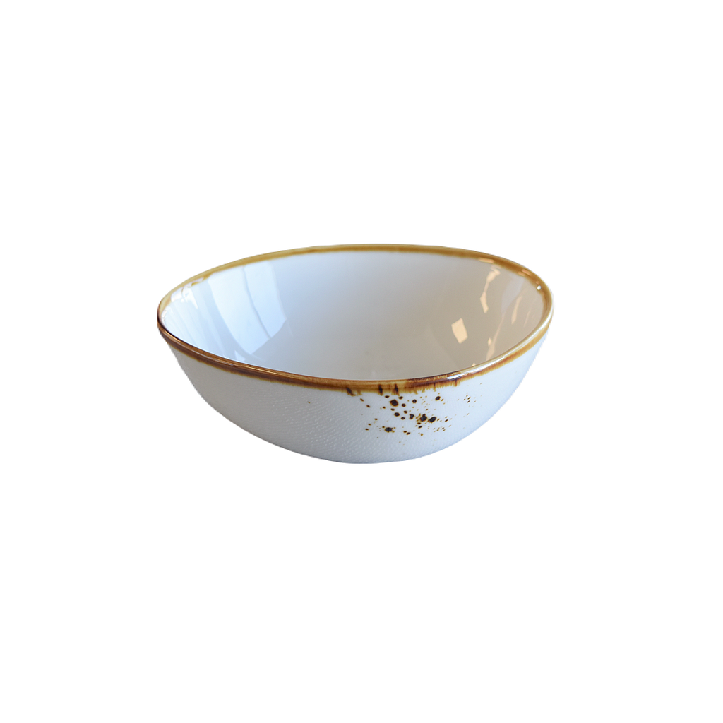 "Terra" 6.25" Bol Ovale Dap-Blanc