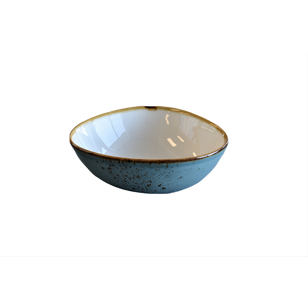"Terra" 6.25" Oval Bowl Dap-Blue