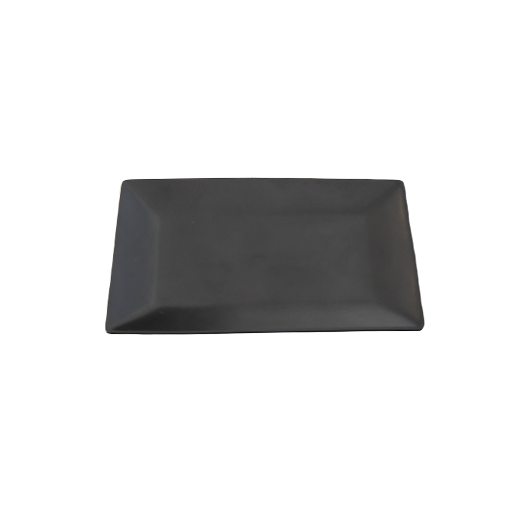 "Terra" 8.5"X5" Assiette Rectangulaire Noir