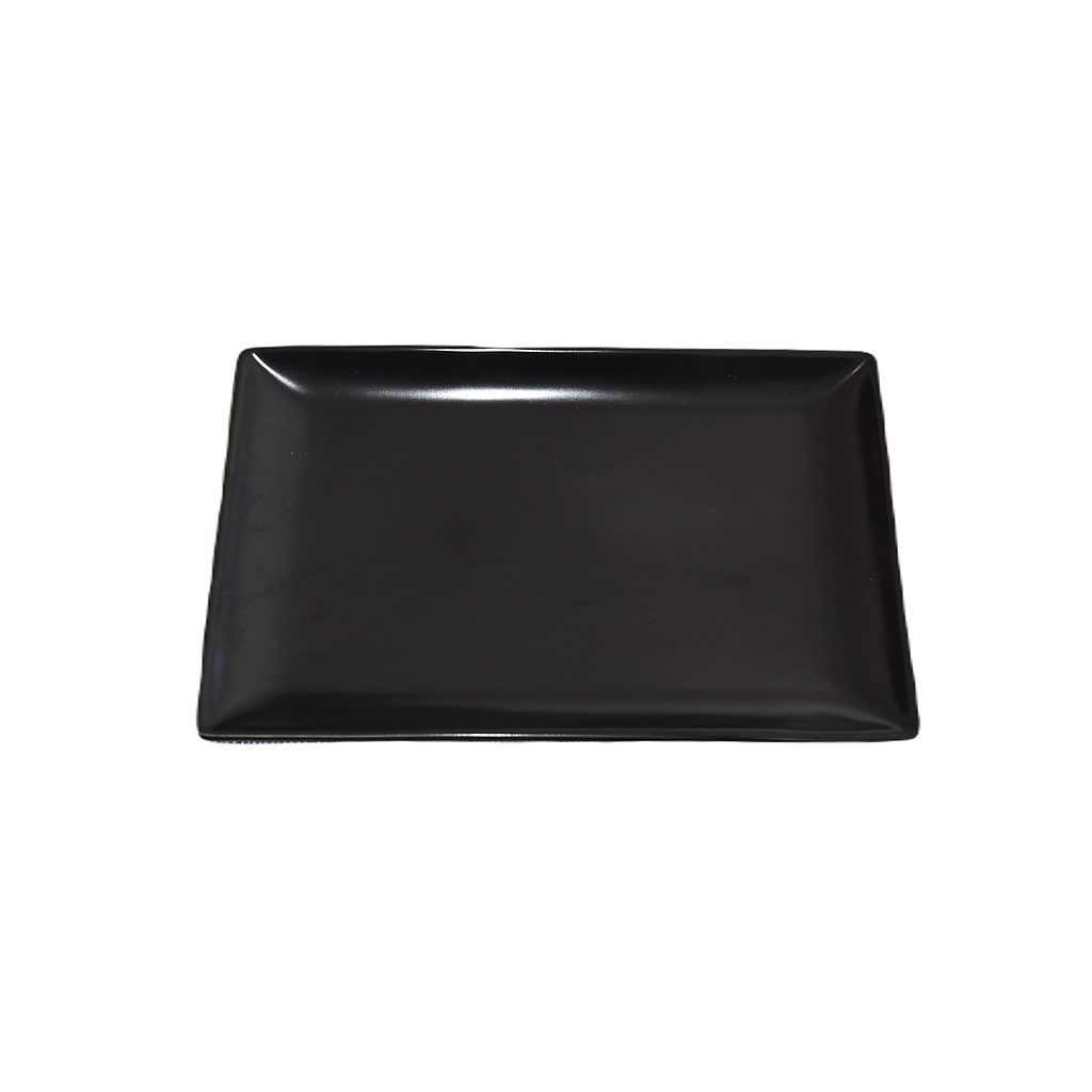 "Terra" 11"X6.75" Assiette Rectangulaire Noir