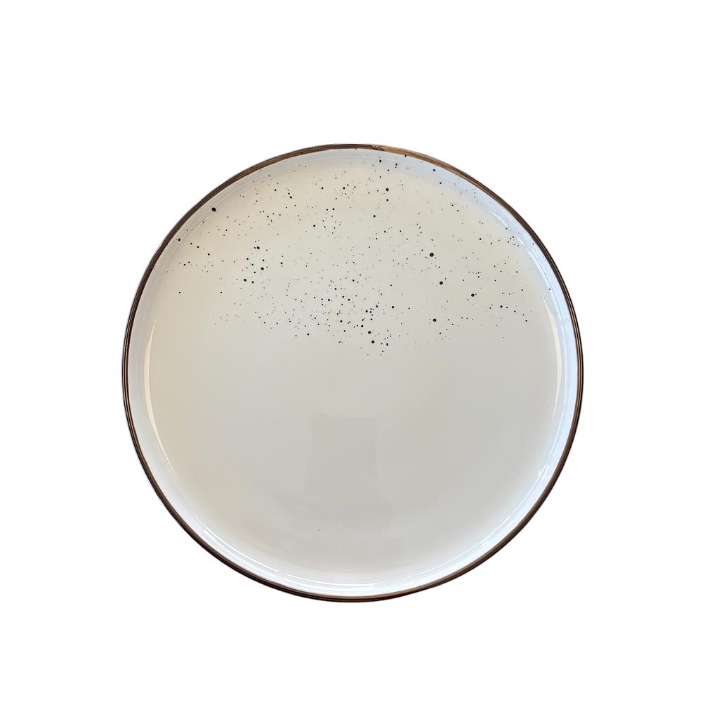 ''Terra'' Asssiete Ronde 11'' Dap-Charcoal