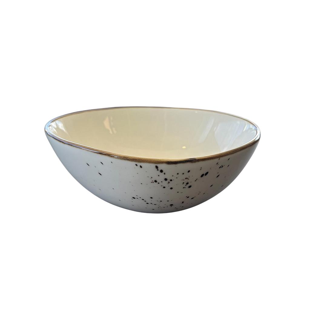 &quot;Terra&quot; 6.25&quot; Oval Bowl Dap-Charcoal