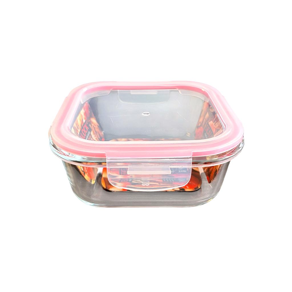 Sealock 800 Ml Borosilicate Square Glass Container