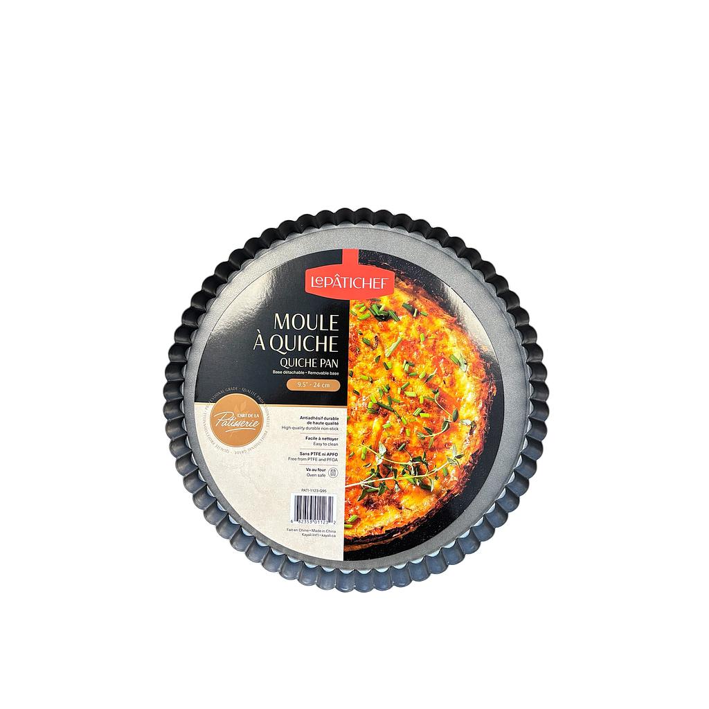Le Pâtichef Moule à Quiche 9.5", base détachable 