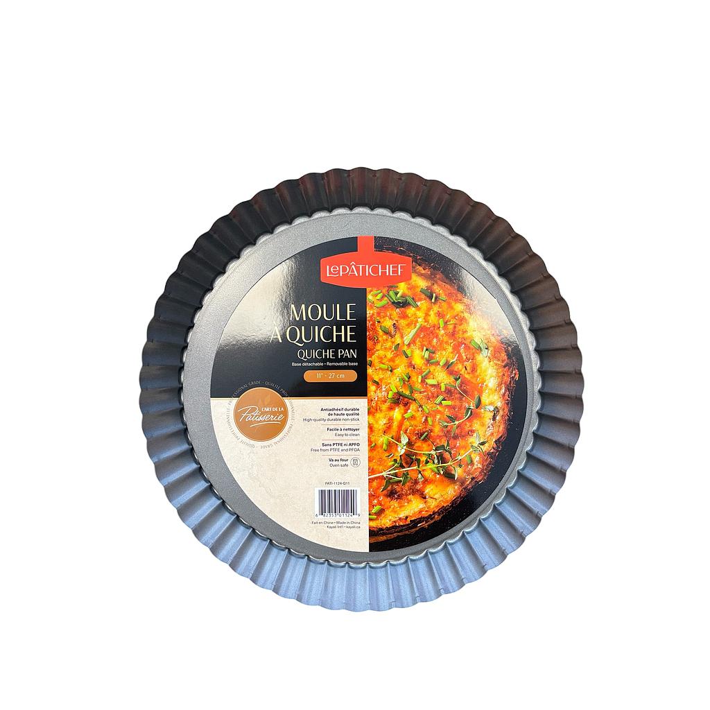 Le Pâtichef Moule à Quiche 11", base détachable 