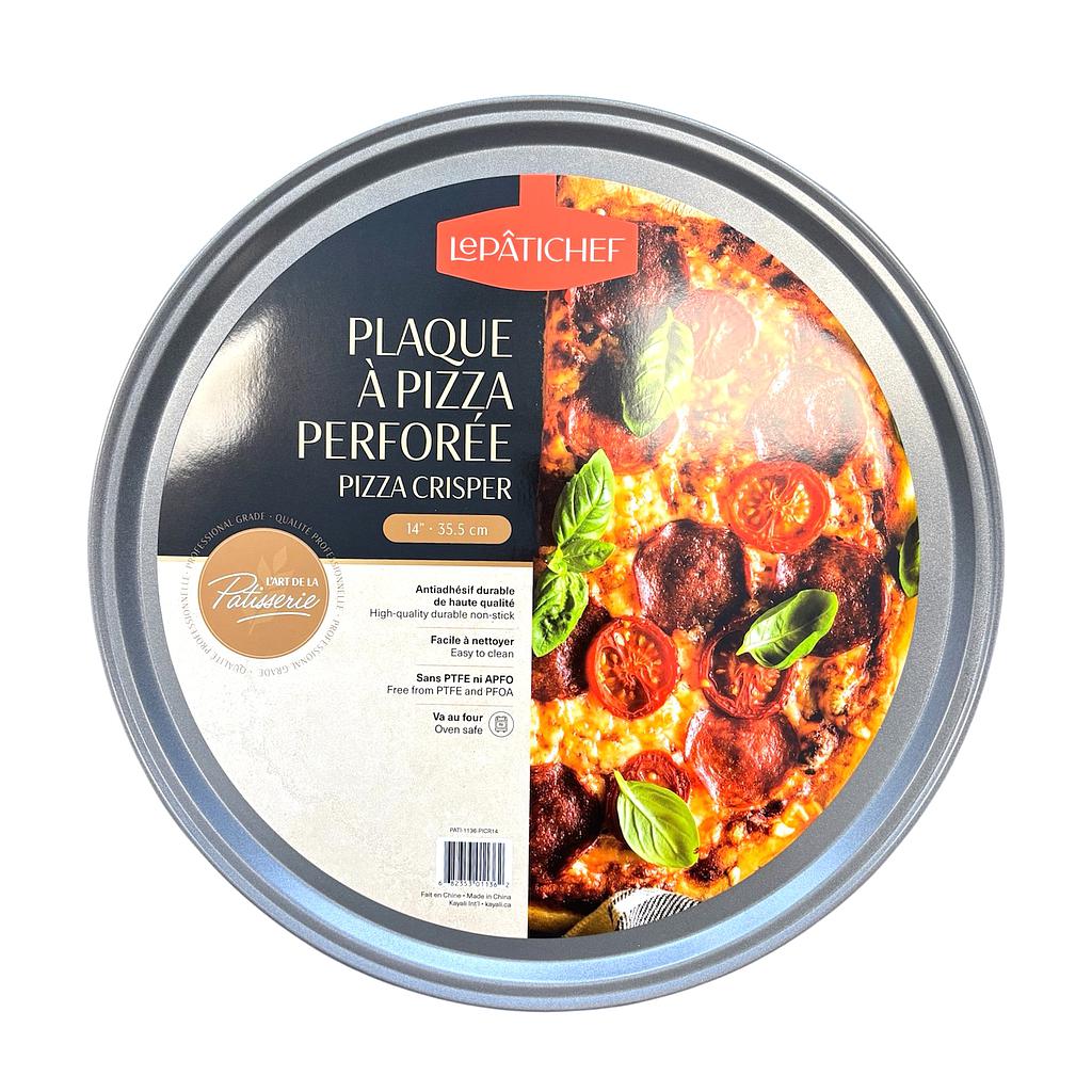 Le Pâtichef Moule à Pizza, perforé 14"