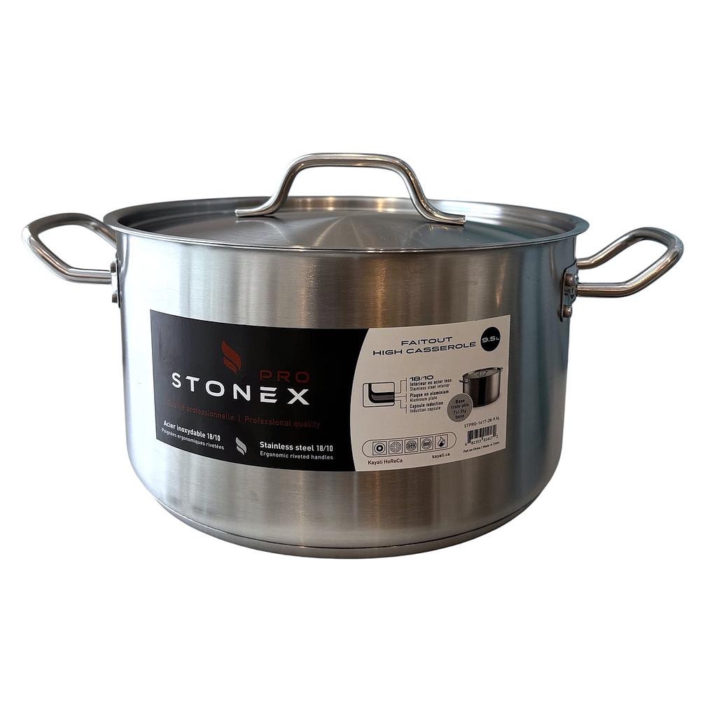 STONEX PRO Stock Pot 9.5 L - SS 18/10