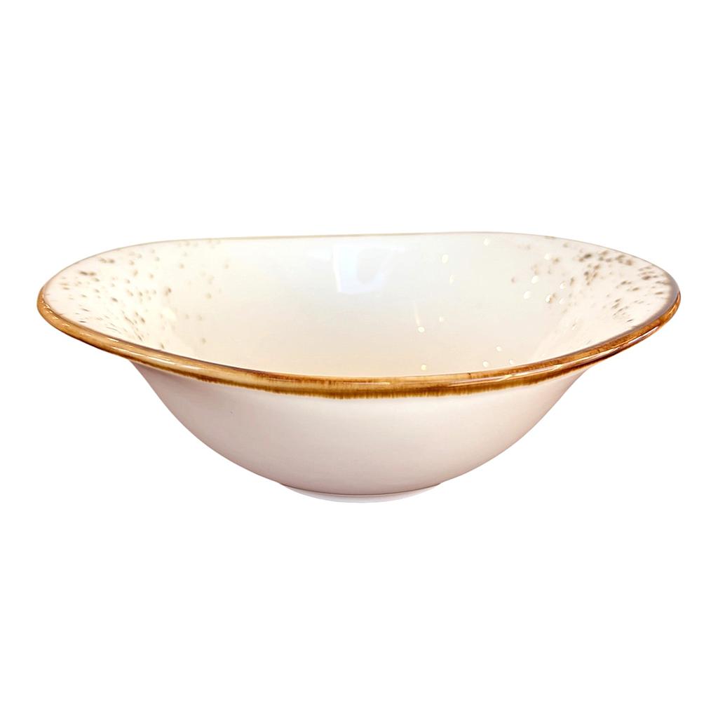 "Terra" 5.5" Oval Bowl Dap-White