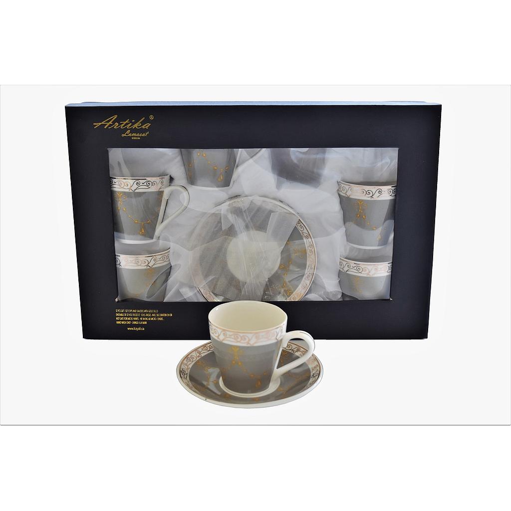 Lamasat Ensemble de 6 Tasses + 6 Soucoupes 🚩PROMOTION