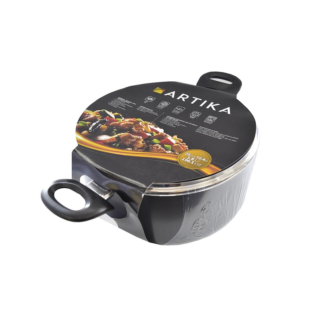Artika Chaudron  26 Cm Avec Couv.