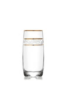 Adora 6Pk 12.5 Oz Tumbler W Gold Deco